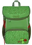 SCOOLI Rucksack "Diego Dragon" in Gr&uuml;n - (B)20 x (H)29 x (T)13 cm