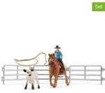 Schleich 9tlg. Set: Spielfiguren "Team Roping with Cowgirl" - ab 3 Jahren