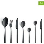 Amefa 42tlg. Besteck-Set "Manille" in Schwarz