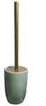 Azao WC-Garnitur ''Tidiane'' in Gr&uuml;n - (H)15,5 x &Oslash; 10,5 cm