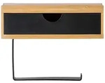 Wenko WC-Garnitur in Natur - (B)25,5 x (H)57 x (T)16 cm