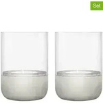 Blomus 2er-Set: Windlichter "Calma" in Transparent - (H)9 x &Oslash; 7 cm