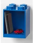 LEGO Wandregal "4 Knobs" in Blau - (B)15,9 x (H)47 x (T)16,1 cm