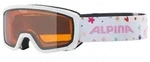 Alpina Ski-/ Snowboardbrille "Scarabeo JR" in Wei&szlig;