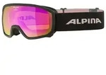 Alpina Ski-/ Snowboardbrille "Scarabeo JR" in Schwarz