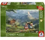 Schmidt Spiele 1.000tlg. Puzzle "Disney, Mickey & Minnie in den Alpen" - ab 12 Jahren