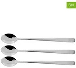 Fackelmann 3er-Set: Kaffee- &Teel&ouml;ffel in Silber - (L)19,5 cm