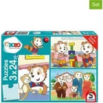 Schmidt Spiele 3er-Set: Puzzle "Freunde und Familie" - ab 3 Jahren