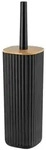 Wenko WC-Garnitur "Rotello" in Schwarz - (H)36 cm