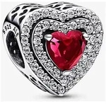 Pandora Silber-Bead mit Edelsteinen