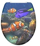 Sch&uuml;tte WC-Sitz mit Absenkautomatik "Sea life" in Bunt