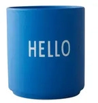 Design Letters Becher "Hello" in Blau - 250 ml
