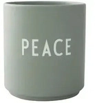 Design Letters Becher ''Peace" in Oliv - 250 ml