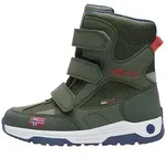 Trollkids Winterboots "Lofoten XT" in Dunkelgr&uuml;n - 34