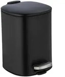 Wenko Treteimer "Alassio" in Schwarz - 5 l
