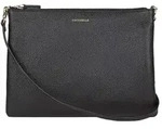 COCCINELLE Leder-Umh&auml;ngetasche in Schwarz - (B)22 x (H)15 cm