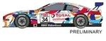 Carrera Rennbahn-Fahrzeug "BMW M6 GT3 Walkenhorst Motorsport, No.34" - ab 8 Jahren