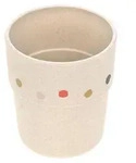 L&auml;ssig Becher "Little Mateys" in Beige - &Oslash; 7,2 cm x (H)8,3 cm
