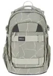 L&auml;ssig Rucksack "Bold" in Gr&uuml;n - (B)28,5 x (H)46,5 x (T)23 cm