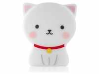 Reer LED-Nachtlicht "Lumilu Cute Friends - Cat" in Weiß - (H)10 cm