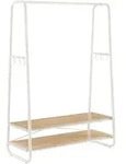 SONGMICS Kleiderst&auml;nder in Wei&szlig; - (B)100 x (H)160 x (T)45 cm