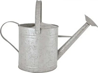 Esschert Design Zinkgie&szlig;kanne 6 Liter, Altzink Gie&szlig;kanne, Vintage Dekogie&szlig;kanne,