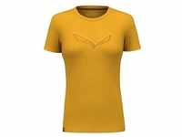 Salewa Pure Eagle Frame Dry W - T-Shirt- Damen - Yellow - I40 D34