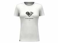 Salewa Pure Heart Dry W - T-Shirt - Damen - White - I42 D36