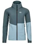 Ortovox Punta Berrino Hooded W - Softshelljacke - Damen - Grey/Blue - XS