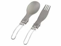 Robens Folding Alloy Cutlery Set - Besteck - Grey