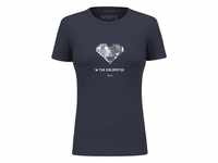 Salewa Pure Heart Dry W - T-Shirt - Damen - Blue - I46 D40