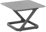 Niehoff Quattro Beistelltisch 70x70cm Aluminium Dunkelgrau G930-100-B70