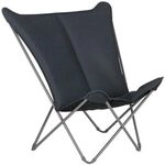 Lafuma Pop Up XL Gartenstuhl Stahl/BeComfort Dunkelgrau LFM5183.8902