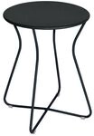 Fermob Cocotte Beistelltisch Garten &Oslash;34cm Stahl Dunkelgrau 4702-47
