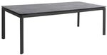 MWH Alutapo Gartentisch 220x95cm Aluminium/HPL Dunkelgrau 950471