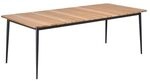 Niehoff Luna Gartentisch 260x95cm Aluminium/Teak Dunkelgrau G493-062-086