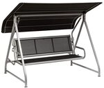 Kettler Paradiso Hollywoodschaukel Aluminium/Outdoorgewebe Dunkelgrau 0102409-0000