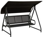 Kettler Paradiso Hollywoodschaukel Aluminium/Outdoorgewebe Dunkelgrau 0102409-7000