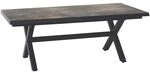 Siena Garden Sincro Ausziehtisch 200/260x100cm Aluminium/HPL Dunkelgrau S08835