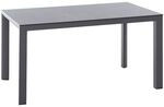 Siena Garden Silva Gartentisch 160x90cm Aluminium/HPL Dunkelgrau S08844
