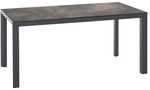 Siena Garden Silva Gartentisch 180x95cm Aluminium/HPL Dunkelgrau S08843