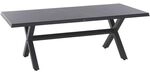 Siena Garden Sincro Gartentisch 200x100cm Aluminium/HPL Dunkelgrau S08838