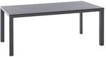 Siena Garden Silva Gartentisch 180x95cm Aluminium/HPL Dunkelgrau S08842