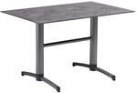 Kettler Tube Klapptisch 120x80cm Aluminium/HPL Dunkelgrau SET-1393362