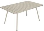 Fermob Luxembourg Gartentisch 165x100cm Aluminium Hellgrau 4136-A5