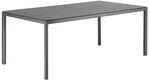 Solpuri Soft Gartentisch 200x100cm Aluminium/HPL Schwarz|Dunkelgrau SOF-416-305-436