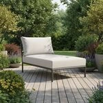 HOUE Level 2 Daybed Aluminium/Sunbrella Hellgrau 22209-9251
