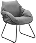 Solpuri Chill Gartensessel Aluminium/Acryl Dunkelgrau CHI-105-305-736.WE