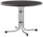 Sieger Boulevard Klapptisch &Oslash;100cm Stahl/Mecalit Dunkelgrau 236/A
