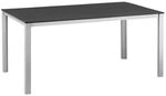 Kettler Cubic Gartentisch 160x95 cm Aluminium/Kettalux Dunkelgrau|Hellgrau